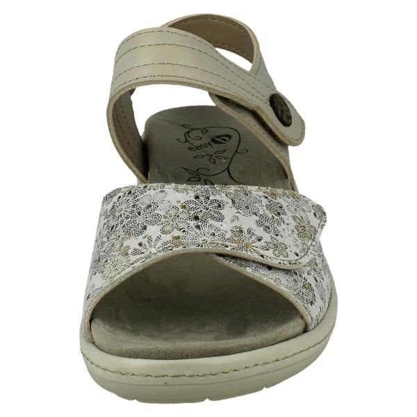 DB Shoes Ladies DB Shoes Double Strap Variable Fit Sandals Rosefinch