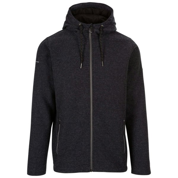 Trespass Men's Sheelane Marl Fleece Jacket - Black