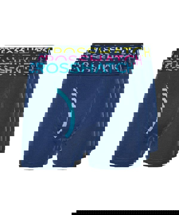 Crosshatch Trioglow Boxers 3pk Navy