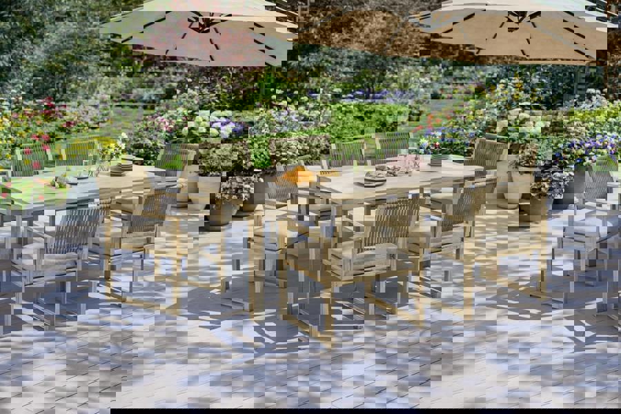 Medellin 6-Seater Table Set The Garden Furniture Shop