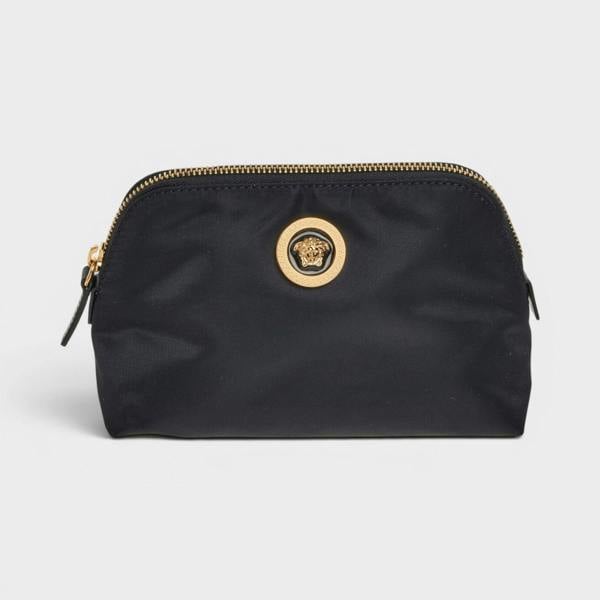 Versace Medusa Logo Cosmetic Bag Black