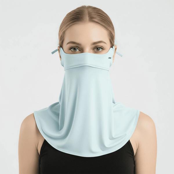 Anniou Summer Face Cover UPF 50+ - Glacier Blue - One size