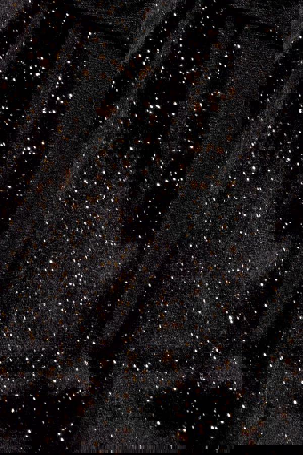 Shimmer Velvet Bardot Maxi Dress - Black Gold DR4643