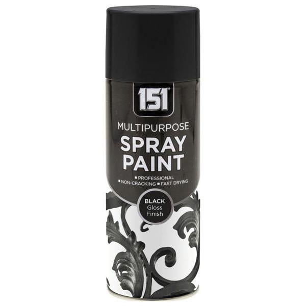151 Black Gloss Spray Paint 400ml