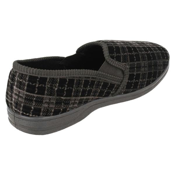 Rosebank Mens Rosebank Twin Gusset Indoor Slippers Jack