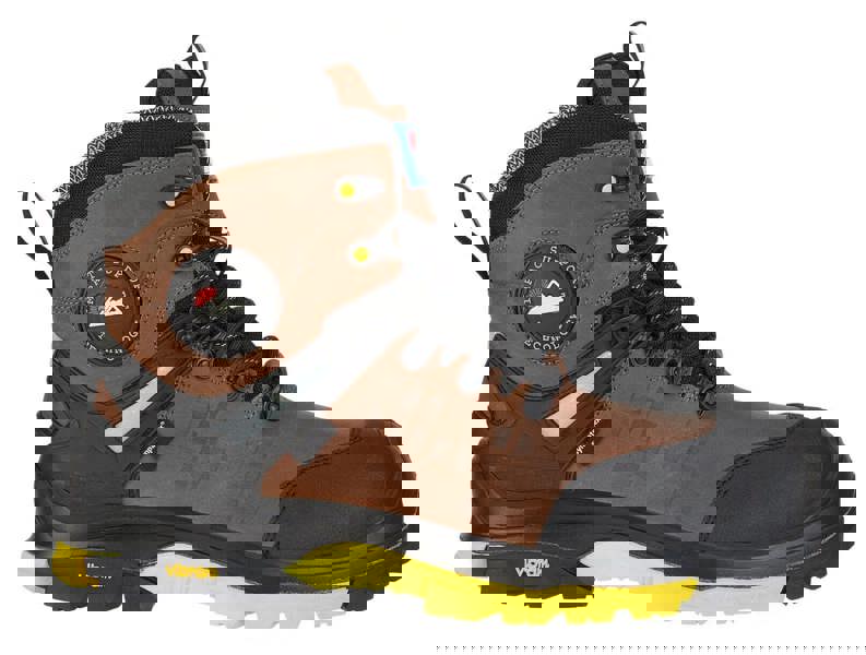 Himalayan Mens 6" Vibram Side-Zip Safety Non-Metallic Ankle Boots