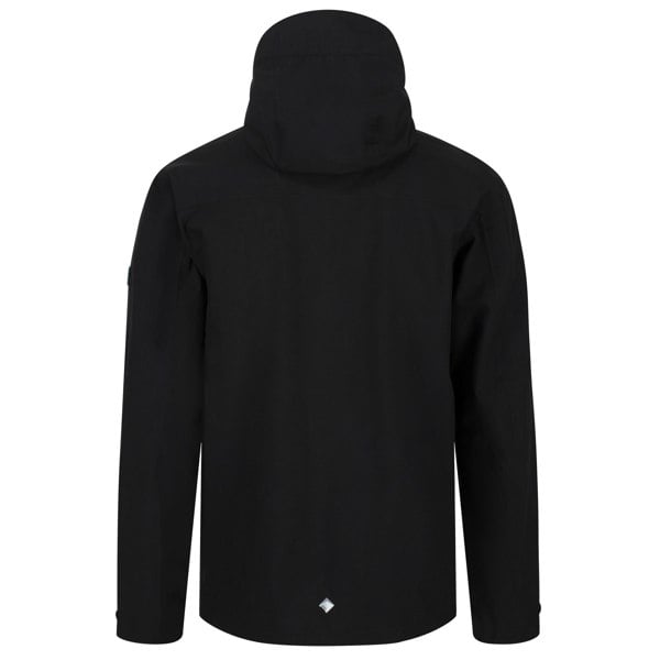 Regatta Men's Birchdale Waterproof Hooded Jacket - Black/Magnet