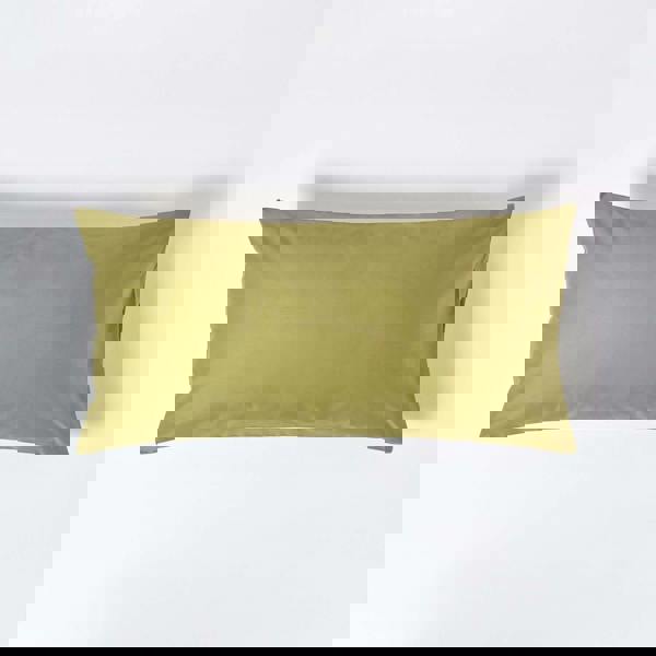 HOMESCAPES Premium 1000 TC Egyptian Cotton Sateen Weave Housewife Pillowcase, King Size