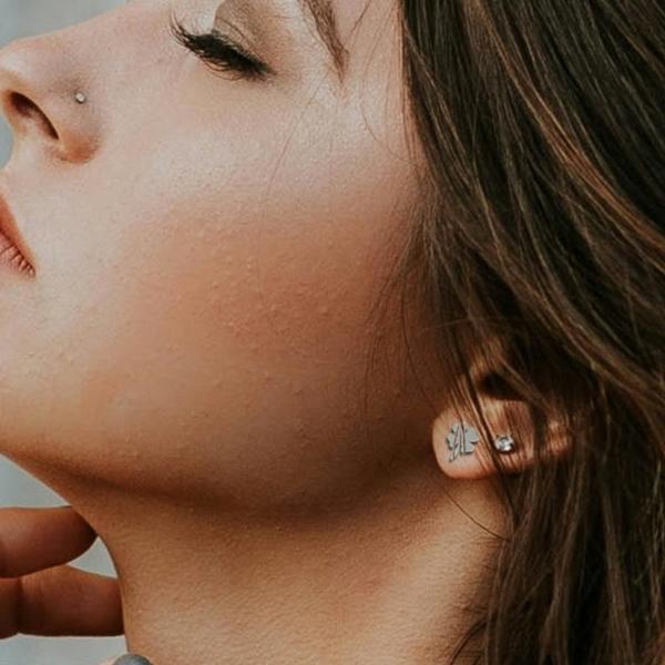 Aye Do Gifts Four Leaf Clover Silver Stud Earrings