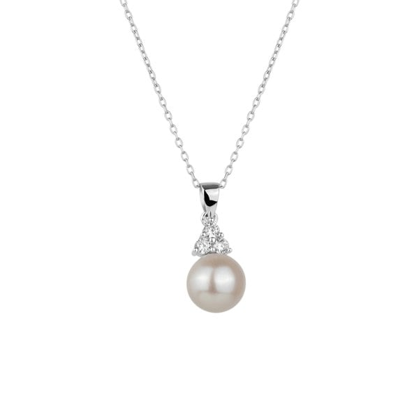 Spero London Sterling Silver Grape Pearl Necklace