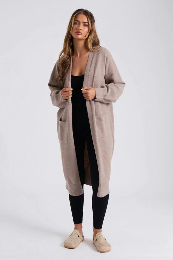 Urban Bliss Longline Patch Pocket Cardigan