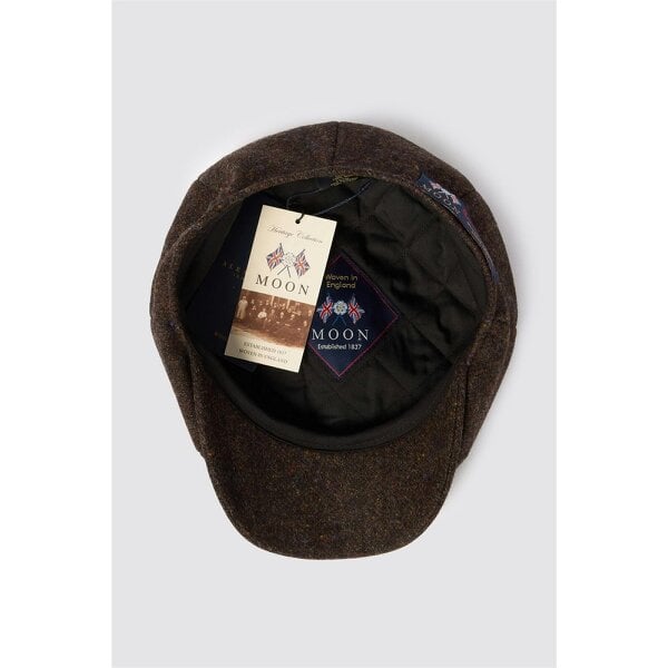Alexandre Silver Alexandre x Abraham Moon's Brown Wool Baker Boy Hat