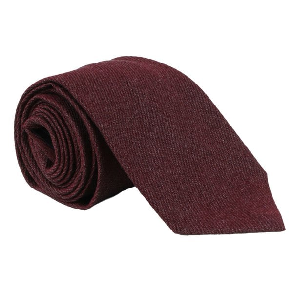 Dunhill heavy twill tie in a luxurious cotton and silk blend fabric