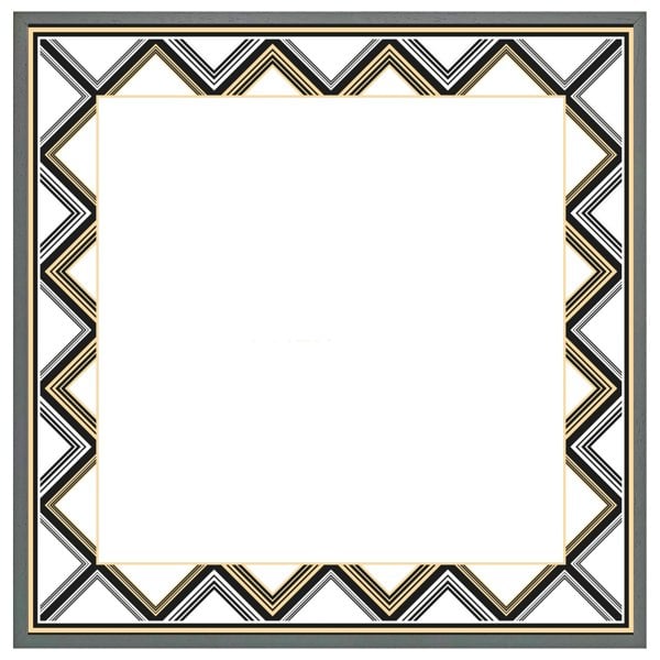 Benjamin Tate Design Art deco patterned border (Picutre Frame)