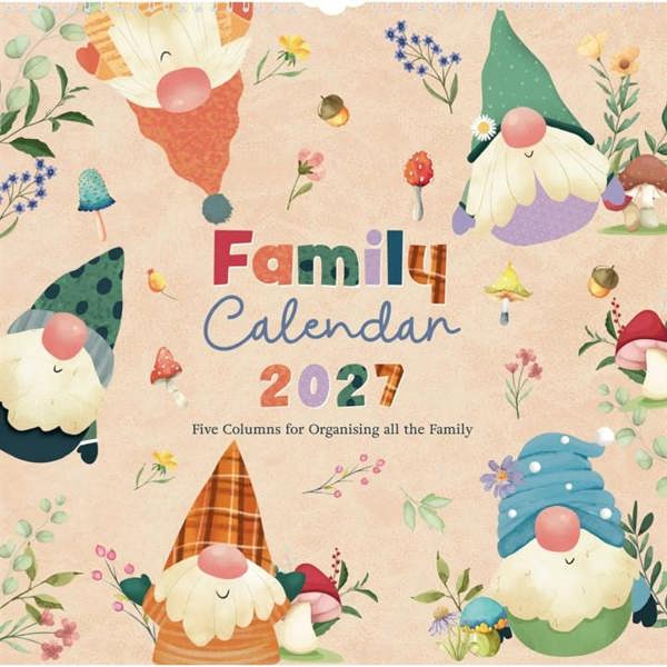 Gonks Family Planner 2027, Family Planners, Month To View, Humour, Gift