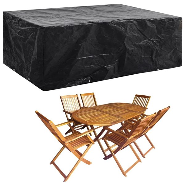 Berkfield Garden Furniture Cover 8 Eyelets 242x162x100 cm