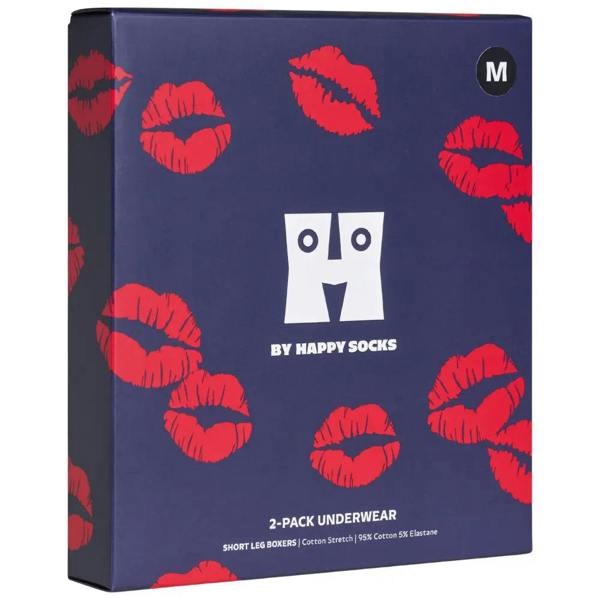 Happy Socks 2-Pack Love Gift Set, Navy