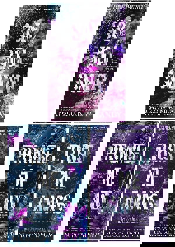 Boys of Avix Series by Meagan Brandy 3 Books Collection Set (Say You Swear, Promise Me Not and Trust Me Always)