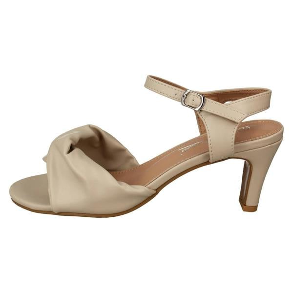 Anne Michelle Ladies Anne Michelle Mid Heel Casual Wide Fit Sandals F12111