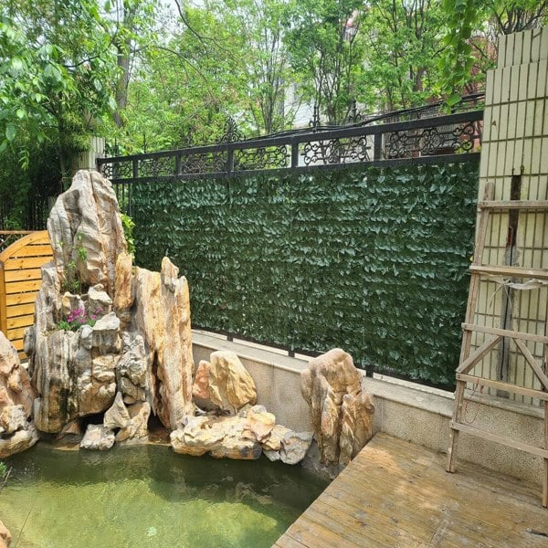 6PCS Artificial Grape Leaves Privacy Fence Living and Home 
