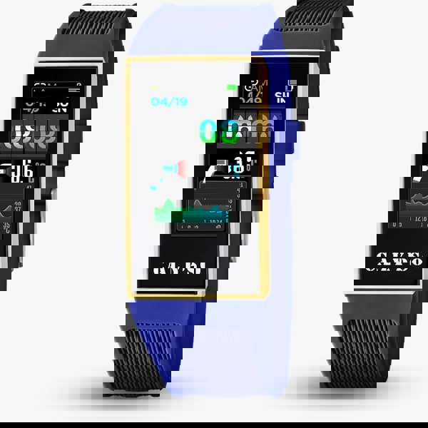 Calypso Ladies Blue Rubber Strap Smart Watch K8502/2