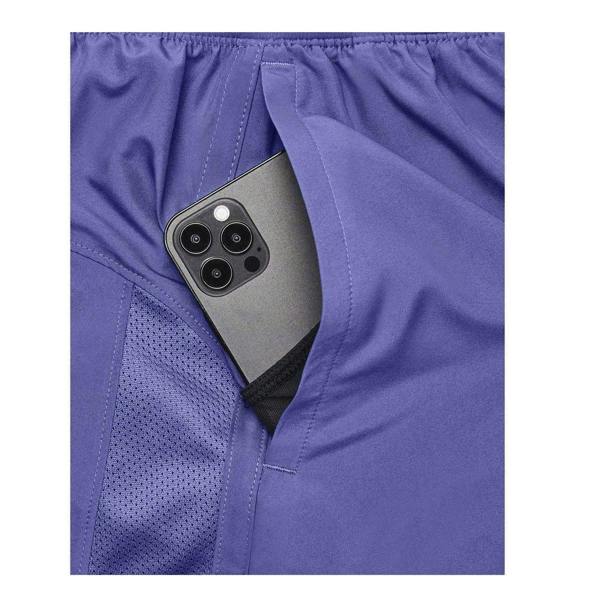Under Armour Mens Launch 2 in 1 Running Shorts - Purple - 