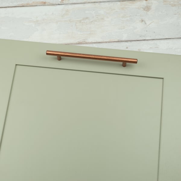 Handle & Home Antique Copper Bar Handle