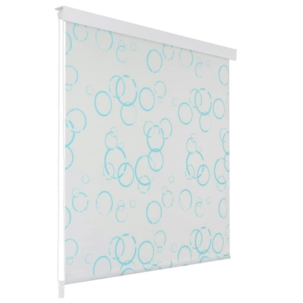Berkfield Shower Roller Blind 80x240 cm Bubble