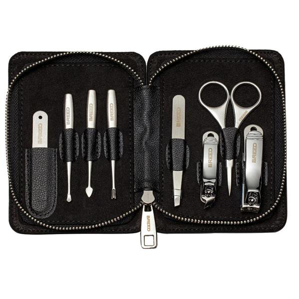 Breed Katana 8 Piece Surgical Steel Groom Kit - Black Case