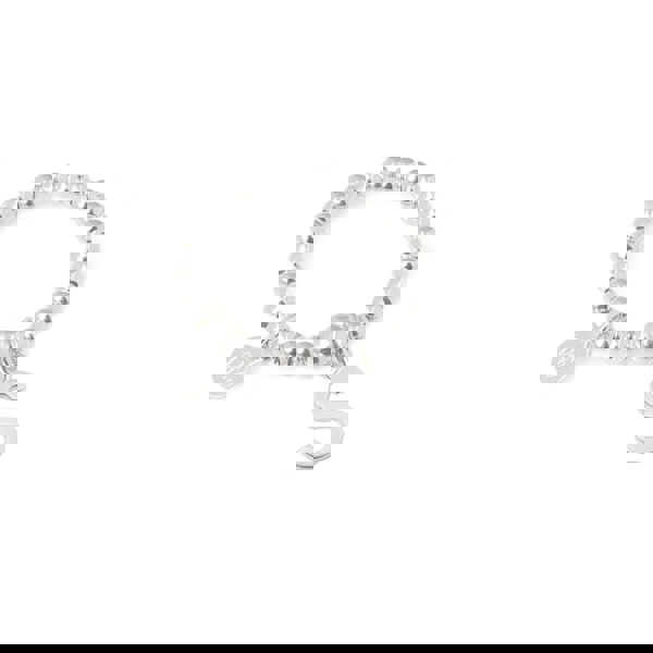 Say It With Classic Initial Ball Ring - Sterling Silver (Large)