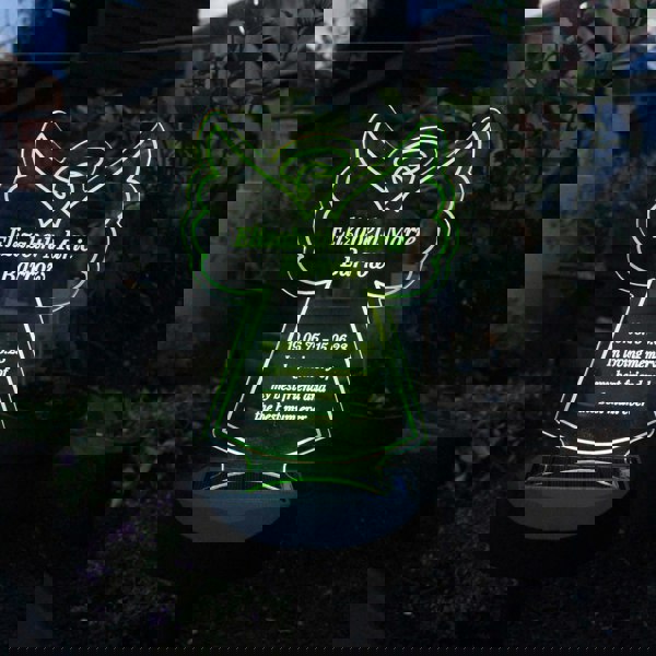 Personalised Memento Company Personalised Angel Memorial Outdoor Solar Light