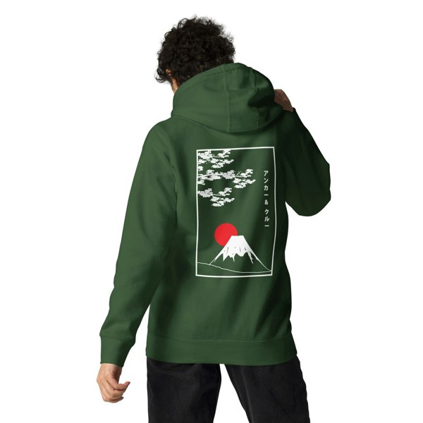 ANCHOR & CREW Mount Fuji Landmark Cotton Blend Hoodie