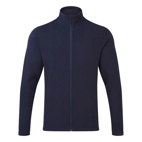 Premier Mens Recyclight Full Zip Fleece Jacket - Navy