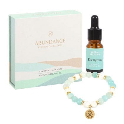 Serano Abundance Amazonite Crystal Essential Oil Bracelet