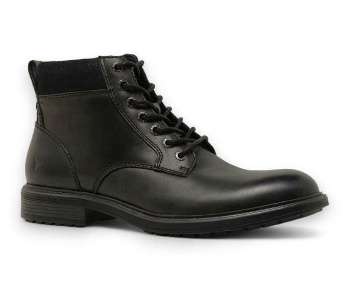 Windsorsmith Black Leather Casual Chukka Boots - Beau