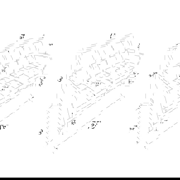 Dorel Home Boston 3-seater sofa bed in fabric grey