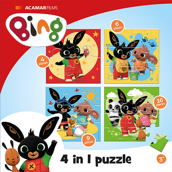 Totum Bing 4 in 1 Puzzle