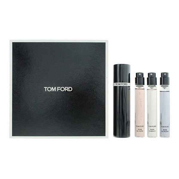 Tom Ford Private Blend Roses 3 Piece Gift Set: Rose D'Amalfi Eau de Parfum 10ml - Rose De Chine Eau de Parfum 10ml - Rose De Russie Eau de Parfum 10m