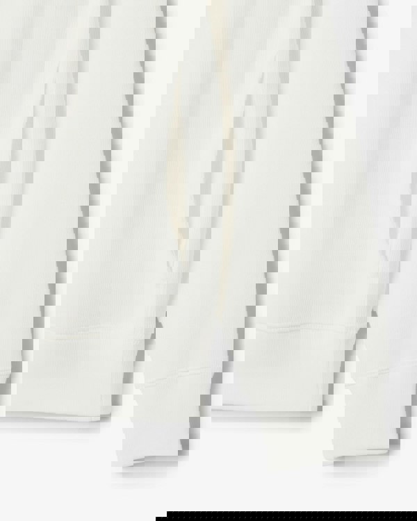 Lacoste Mens Zippered Stand-Up Collar Cotton Sweatshirt - Flour 70V