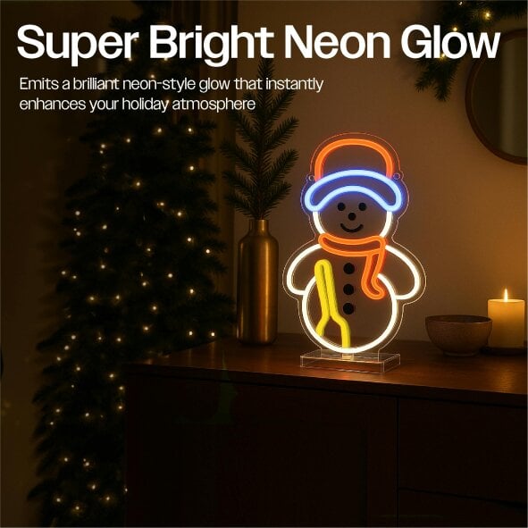 Scotts of Stow Xmas Haus LED Neon Festive Lights