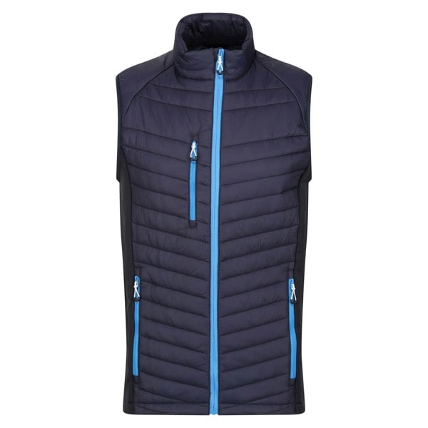 Regatta Mens Navigate Quilted Hybrid Gilet - Navy/French Blue