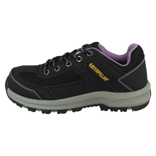 Caterpillar Ladies Caterpillar Black/Lilac Lace Up Safety Shoe - Elmore ST