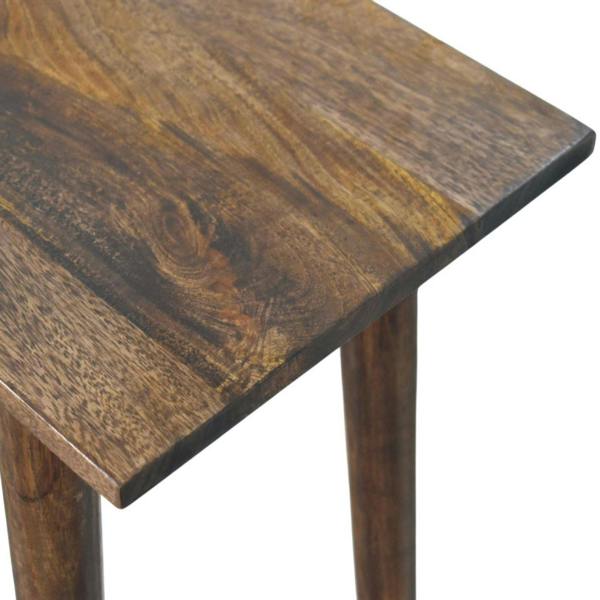 Artisan Furniture Solid Wood Nordic Writing Desk in Classic Grey