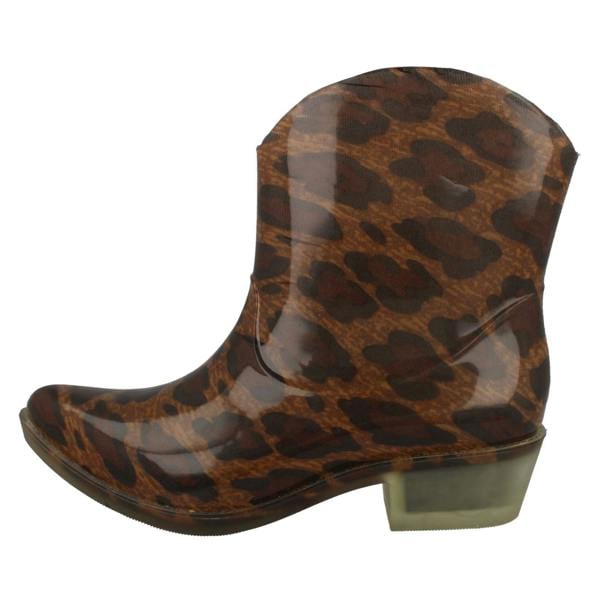 Spot On Ladies Spot On Cowgirl Ankle Wellington Boots