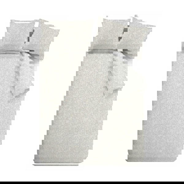 Bianca Woodland 200 Thread Count Cotton Reversible Duvet Cover Set Natural