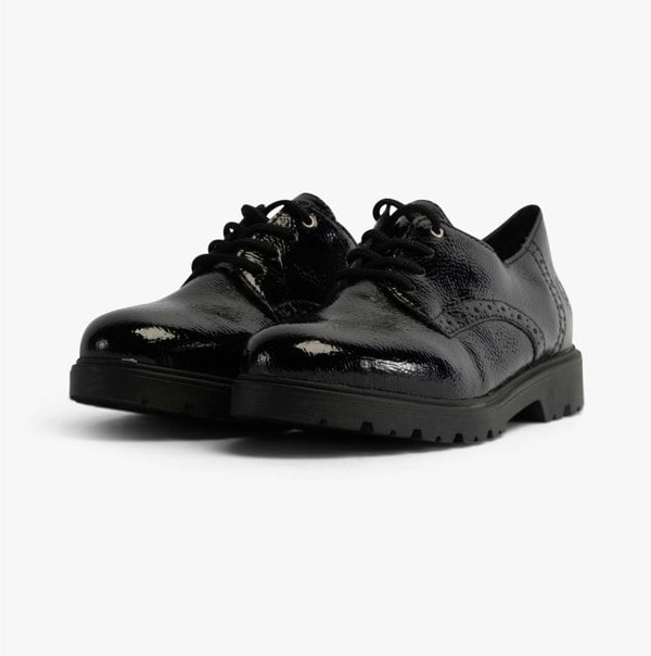 Rieker Womens Lace Up Shoes - Black (45502-00)