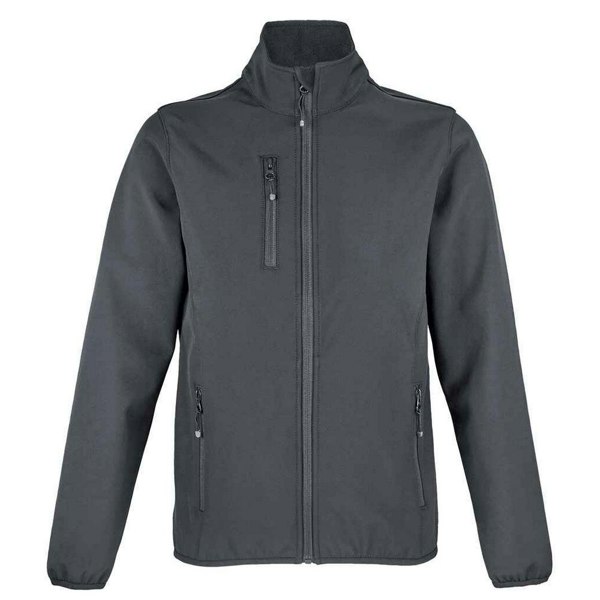 SOLS Womens Falcon Softshell Recycled Soft Shell Jacket - Charcoal