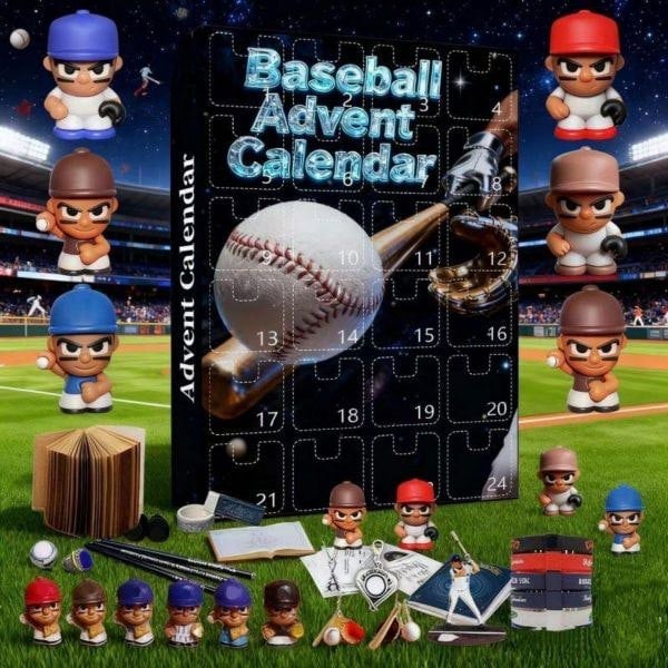 Leaper 3D Baseball Player Advent Calendar
