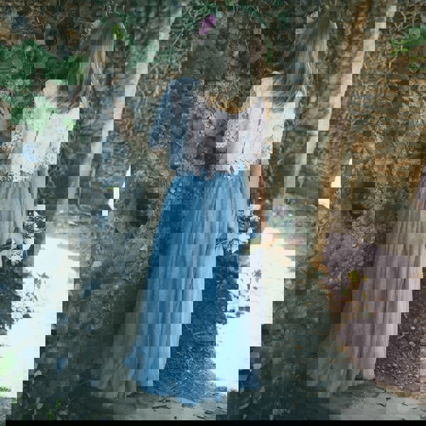 Felicity Couture - Silver Blue - UK Flower Girl Boutique