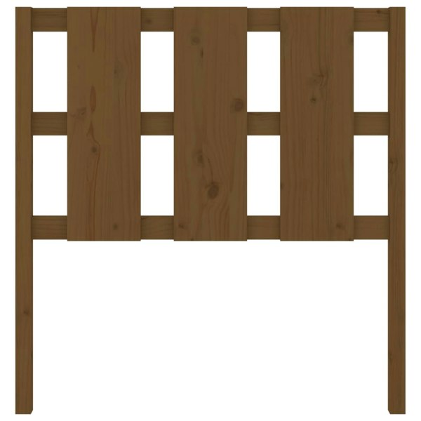 Berkfield Bed Headboard Honey Brown 95.5x4x100 cm Solid Wood Pine